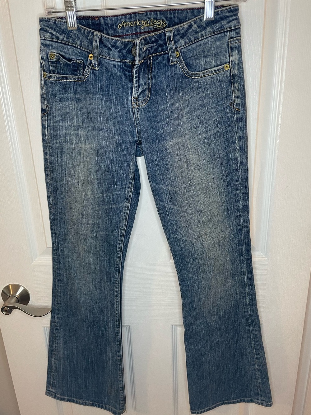 Vintage American Eagle Outfitters Medium Blue Flare Jeans